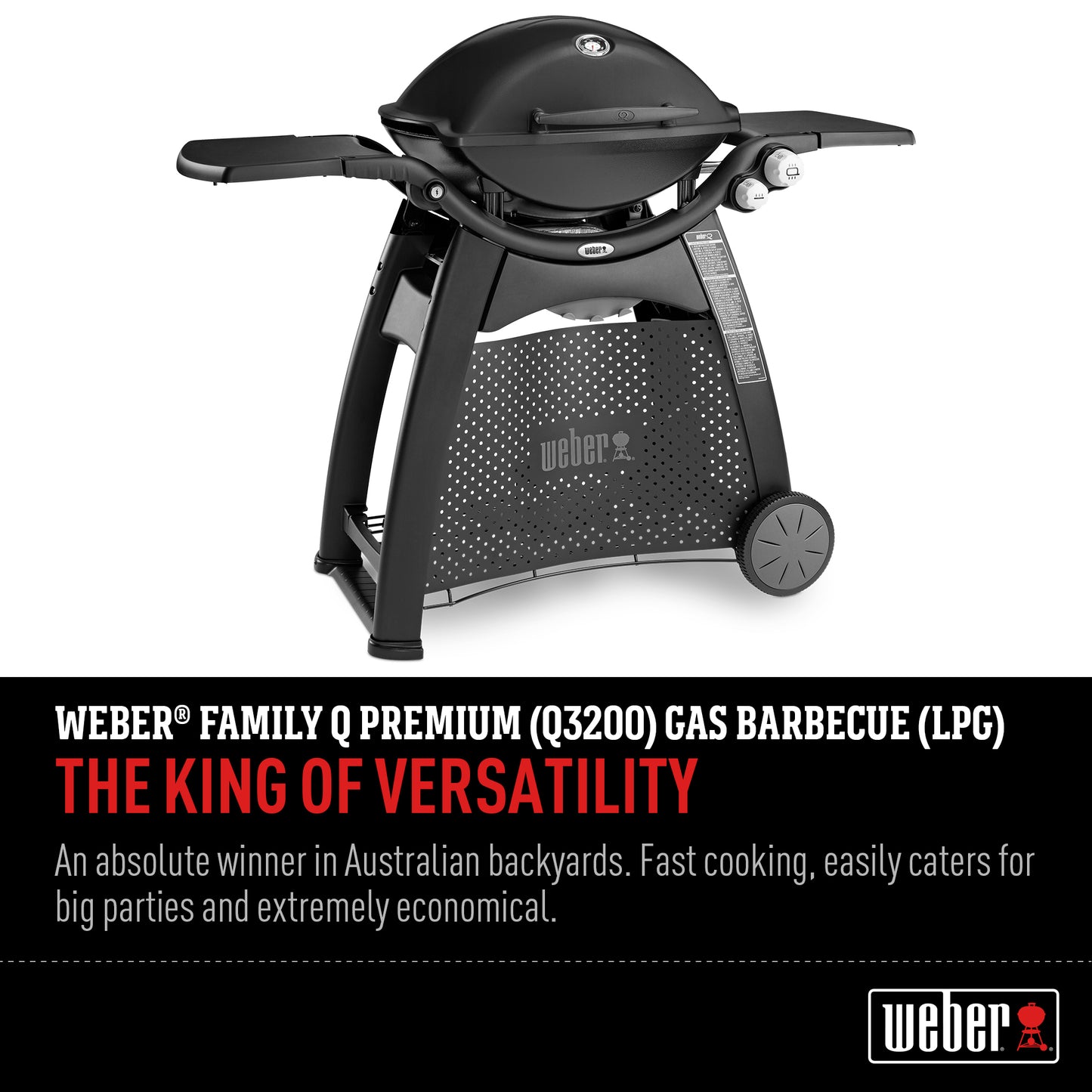 Weber Family Q Premium BBQ (Q3200) - Black