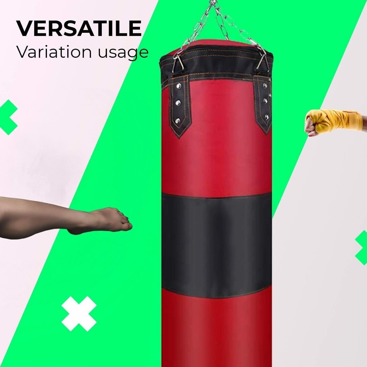 Hanging Boxing Bag with Gloves for Punching and Kicking Training 80cm