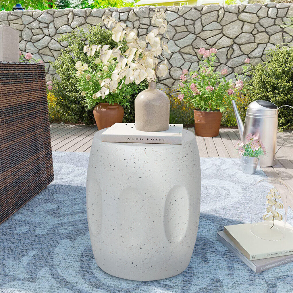 One-of-a-kind Lightweight Concrete Table Indoor Outdoor Leisure End Side Table