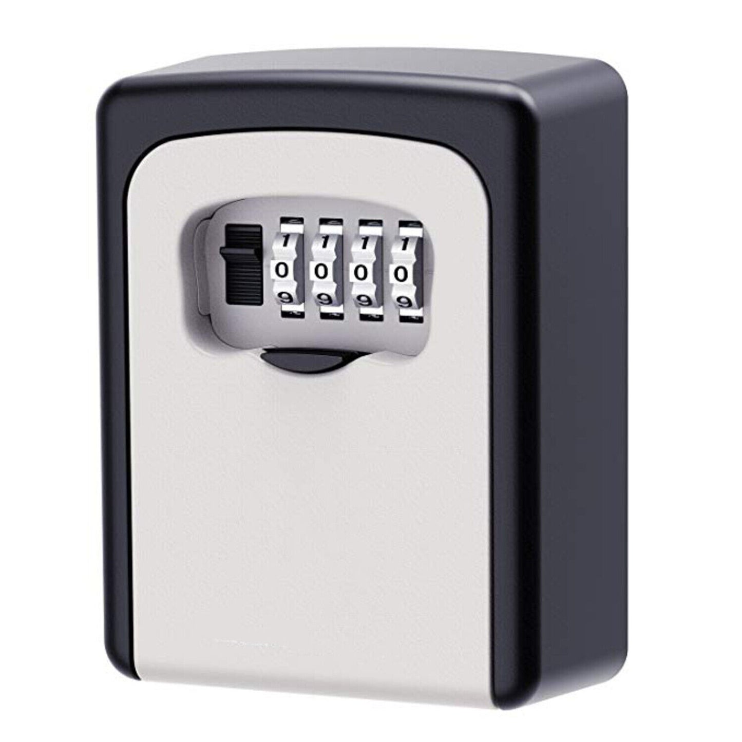 Wall Mountable Key Safe Storage Box Security Home Outdoor Black