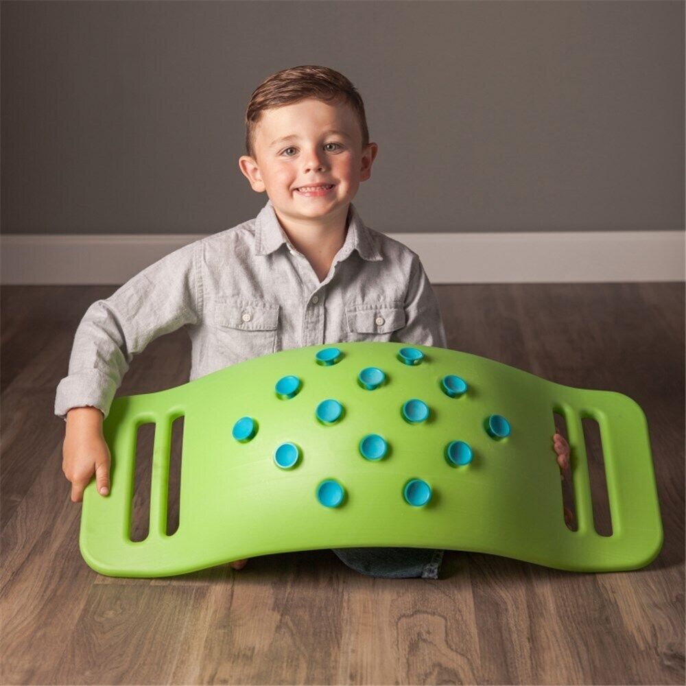 Fat Brain Teeter Popper Kids Balance Toy / Rocking Seat - Green FA095-2