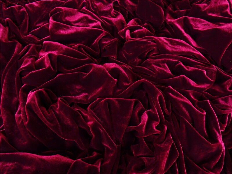 Large Thick Velvet Curtains 590x230cm with full liner 30 hooks Burgundy