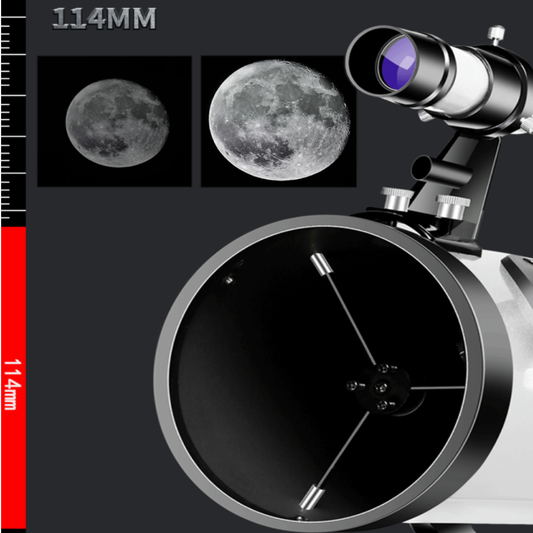 114mm Aperture Astronomical Telescope Professional Stargazing 875X Magnification