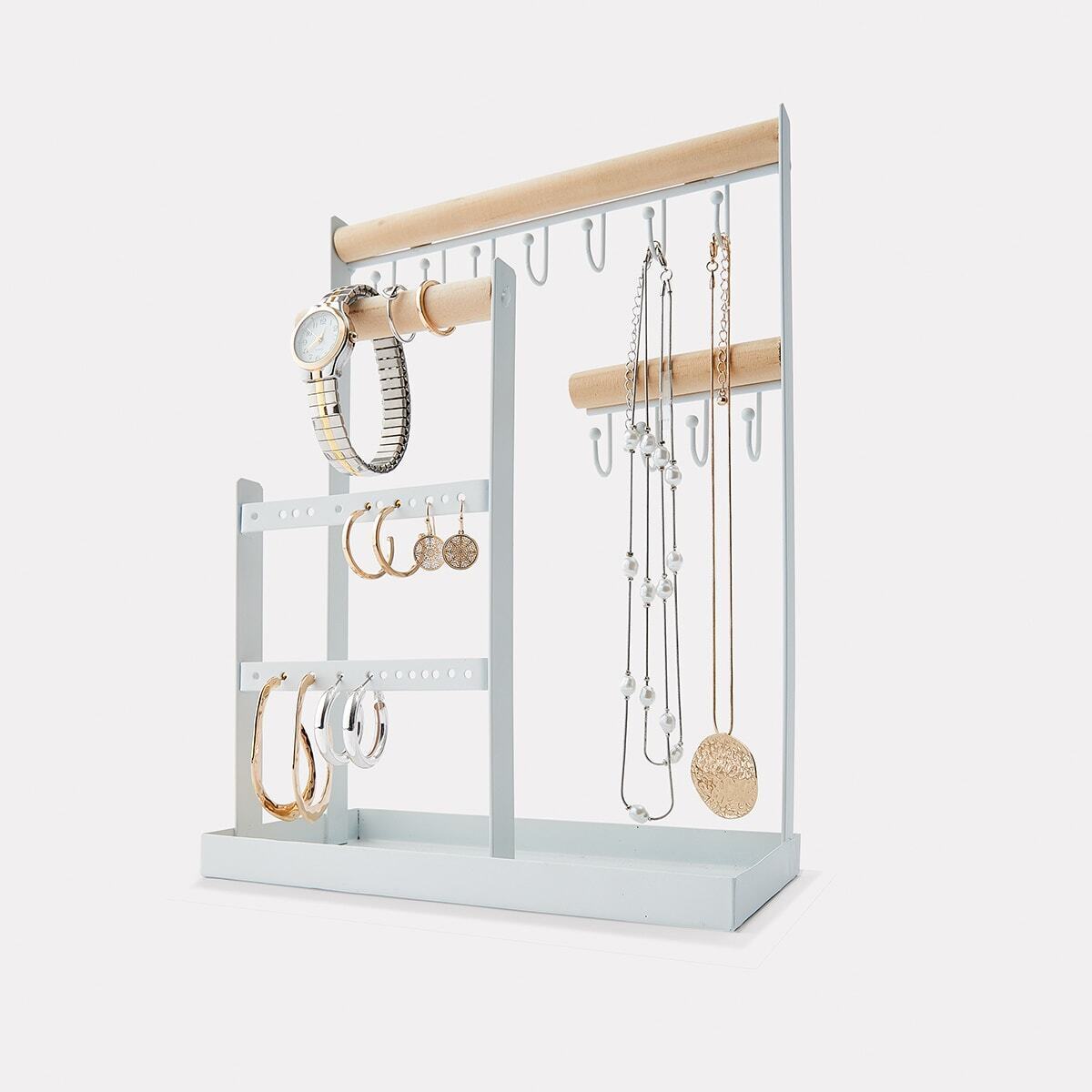 Oak Look Jewellery Hanger