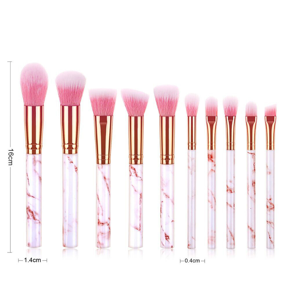 Professional Makeup Brush Set Foundation Blusher Cosmetic Make-up Brushes 10pcs