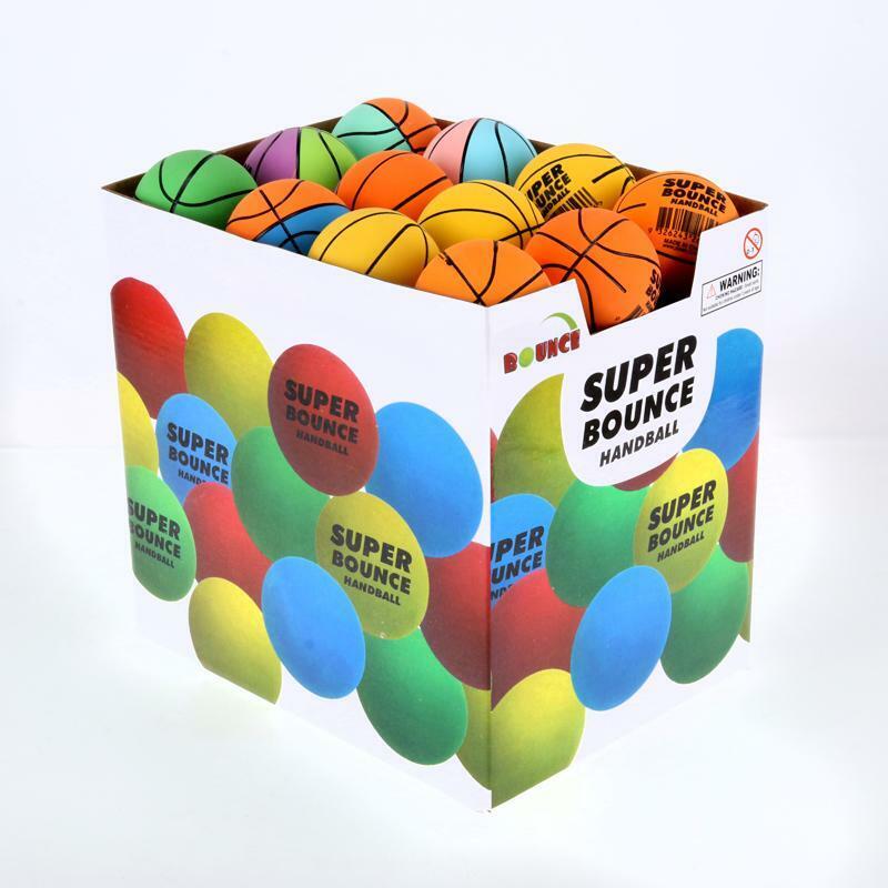 12Pcs Super Bounce Hand Balls 6cm Diameter Playtime Fun Indoor/Outdoor