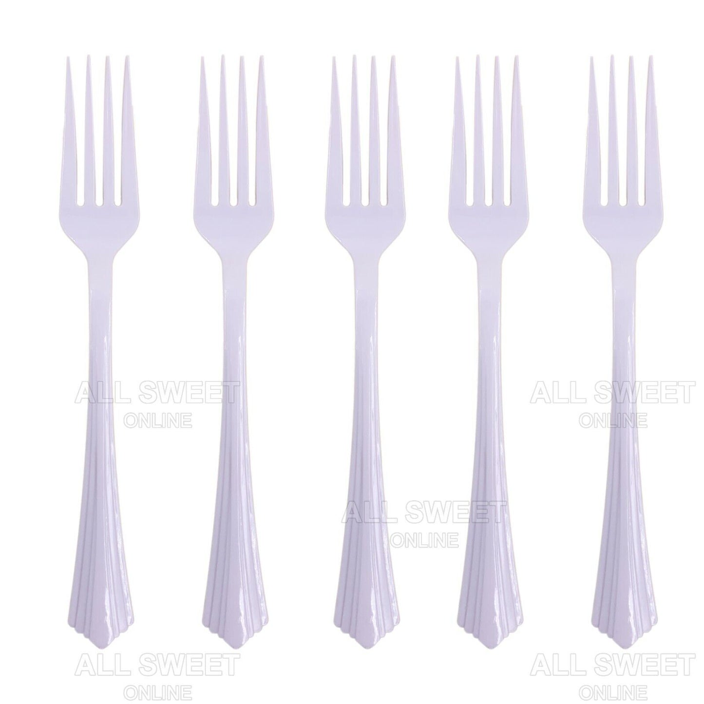 1000pc Heavy Duty Plastic Forks Reusable White Cutlery Bulk Party Catering Event