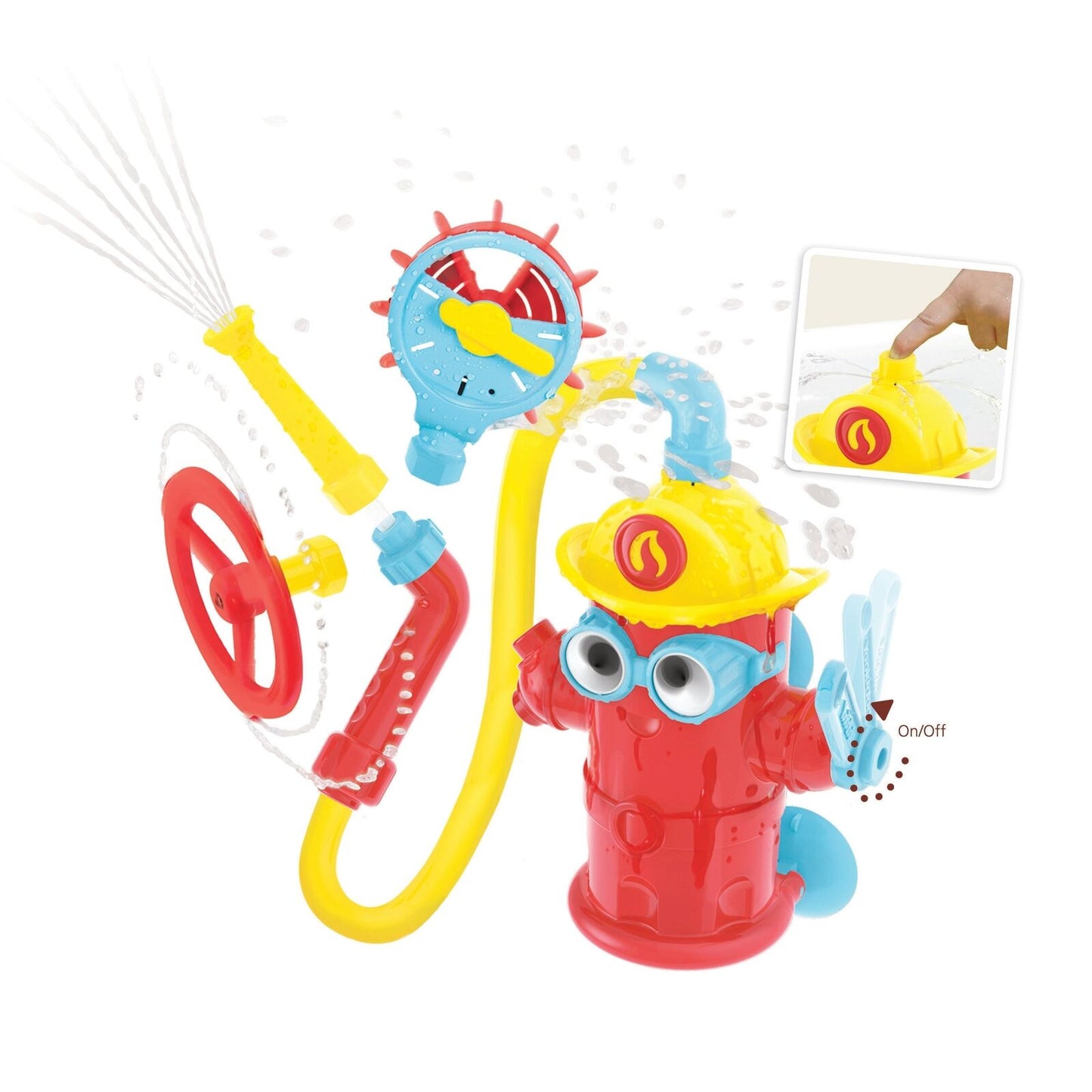 Yookidoo Ready Freddy Spray 'N' Sprinkle Battery-operated Kids Bath Bathing Toy