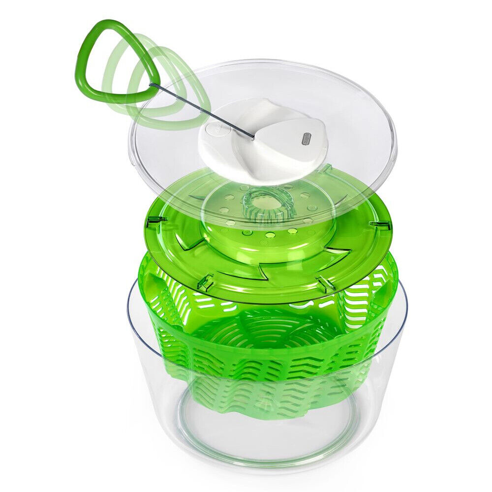 Zyliss New Easy Spin Version 2 small Salad Spinner - Green