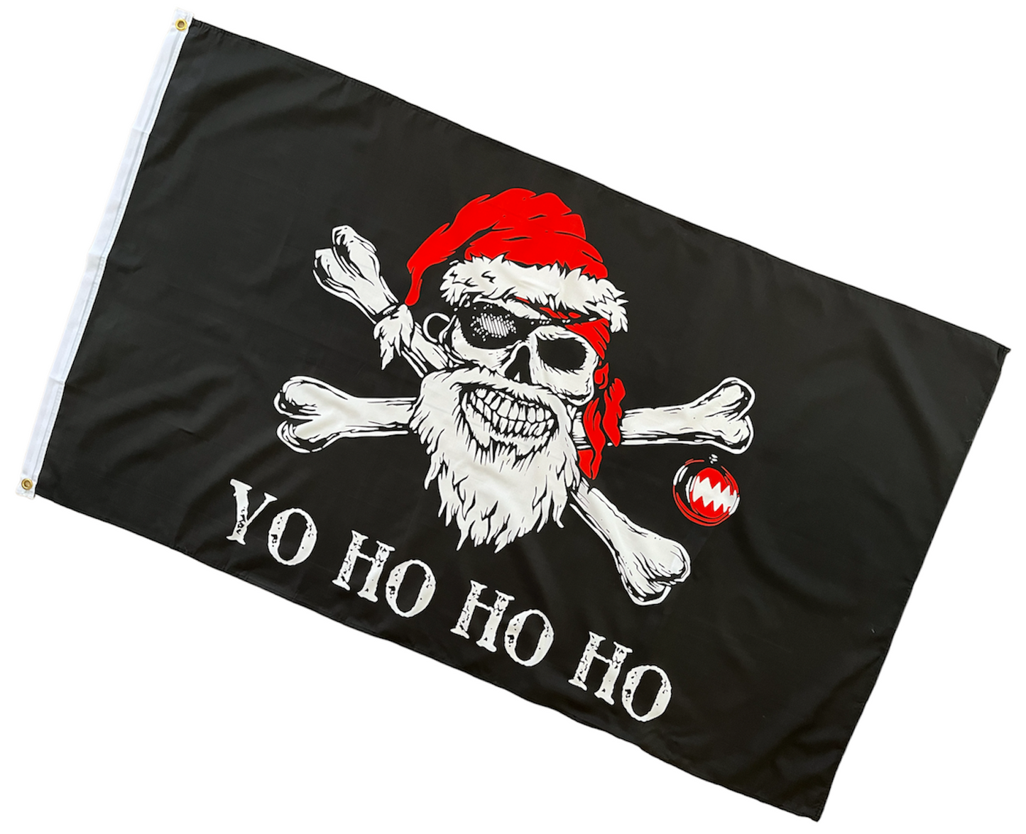 Yo Ho Ho Pirate Flag Large Pirates Christmas Flag 150 x 90cm