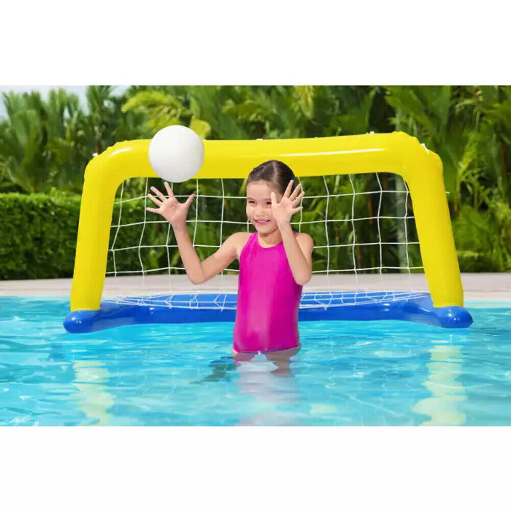 Bestway 1.37m Inflatable Goal Net Set w/ Ball Kids/Children Pool Game Toy 3y+