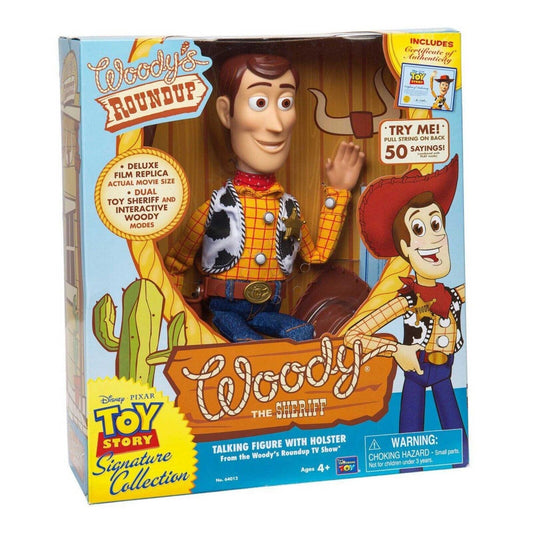 WOODY SHERIFF TALKING FIGURE ROUNDUP SIGNATURE COLLECTION 4+ 64012