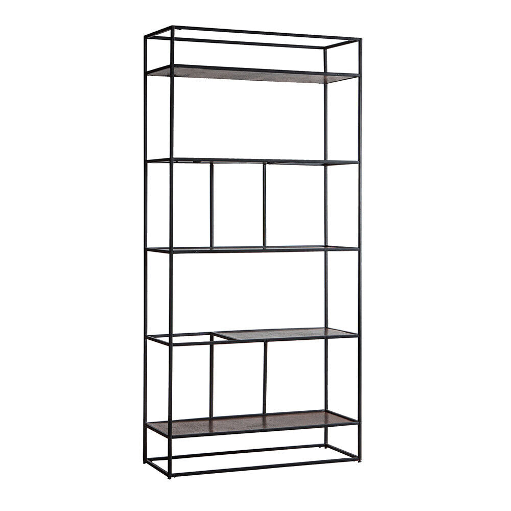 Hudson Living Hadston 165cm Display Unit Shelf Storage Stand Antique Copper