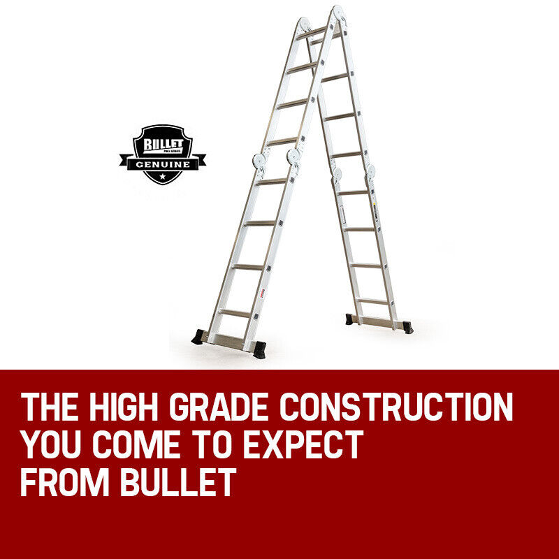 4.7m Bullet Multi-Purpose Ladder Aluminium Extension Folding