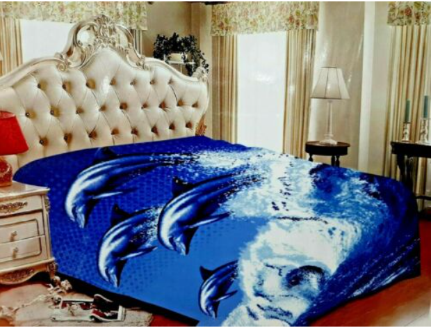 160cm*220cm King Single Mink Blanket Two Ply Two Layers Winter Throw 3.5KG