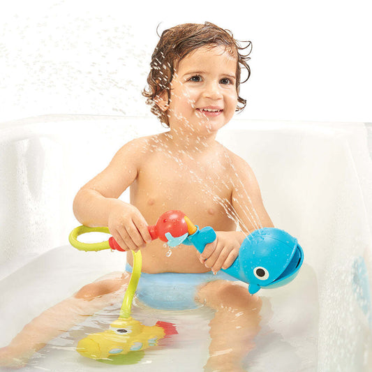 Yookidoo Battery Operated Kids Toddler Baby Bath Toy Submarine Spray Whale 2-6Y