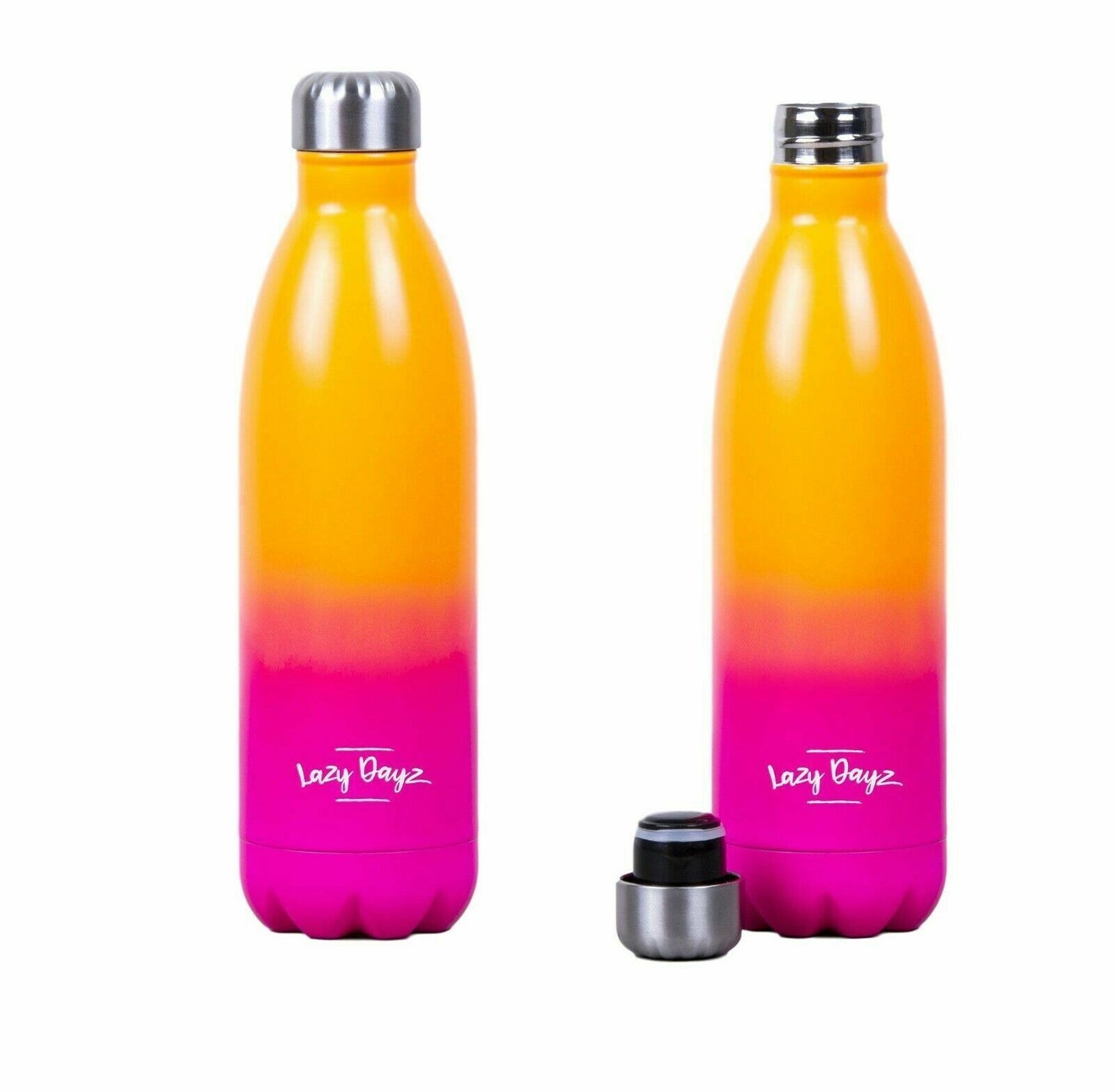 Jumbo 1L Stainless Steel Water Drink Bottle Double Walled Insulated Spartan Gym