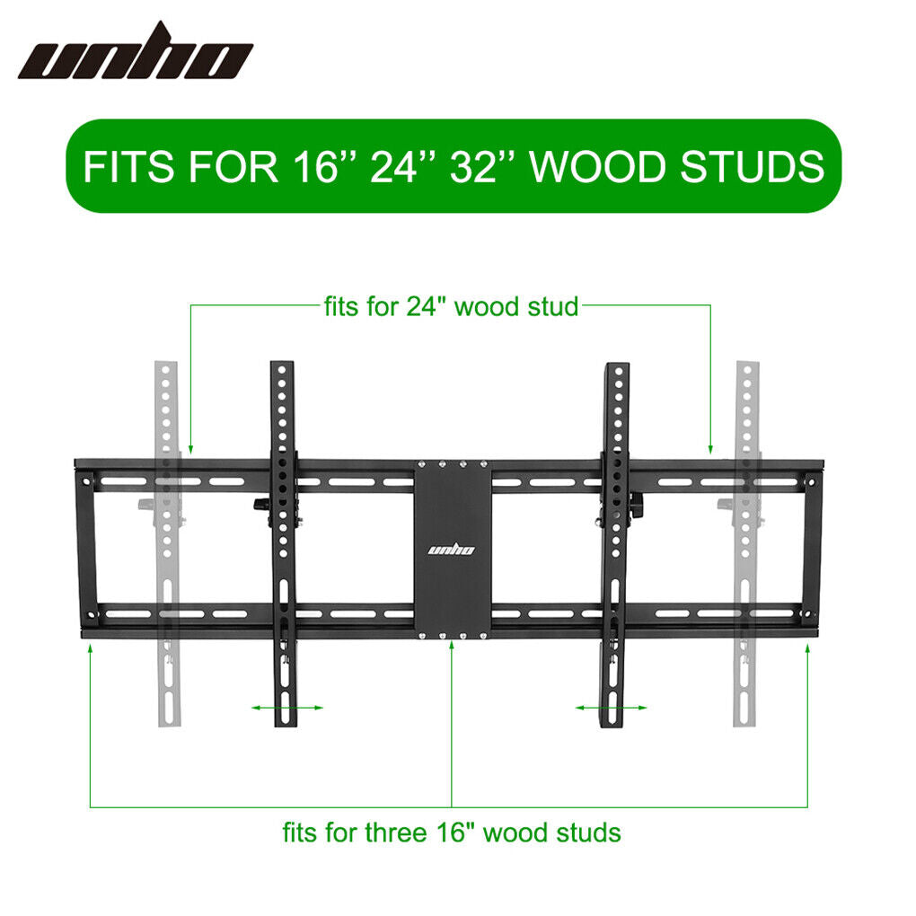 Heavy Duty Large Tilting TV Wall Mount Bracket Fits 32"-85" LED LCD OLED Plasma