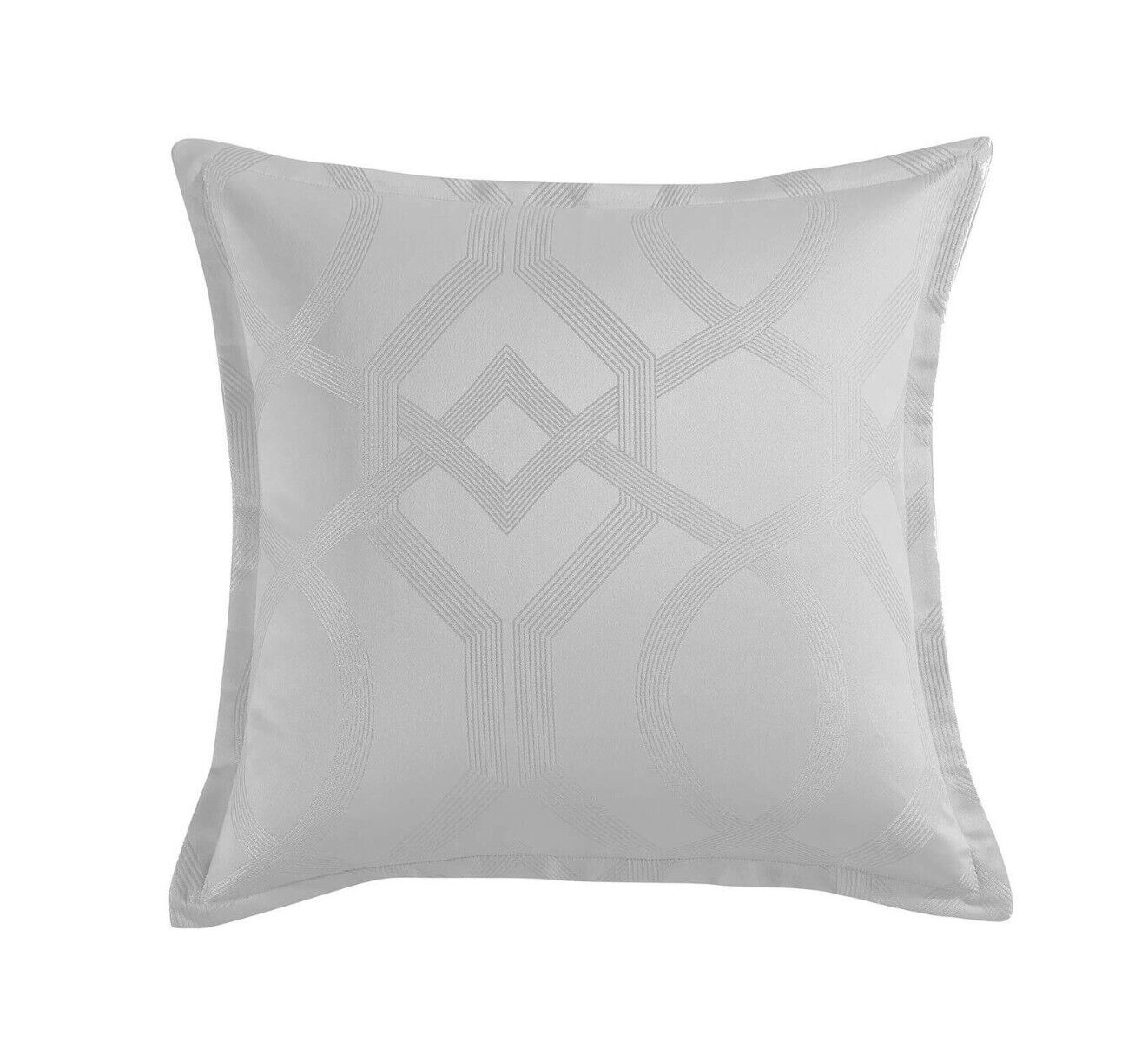 Logan and Mason Platinum Seville European Pillowcase Silver