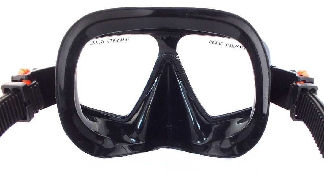 Frameless Mask & Dry Snorkel - Silicone Set WIL-DS-10B Snorkeling/Scuba Diving