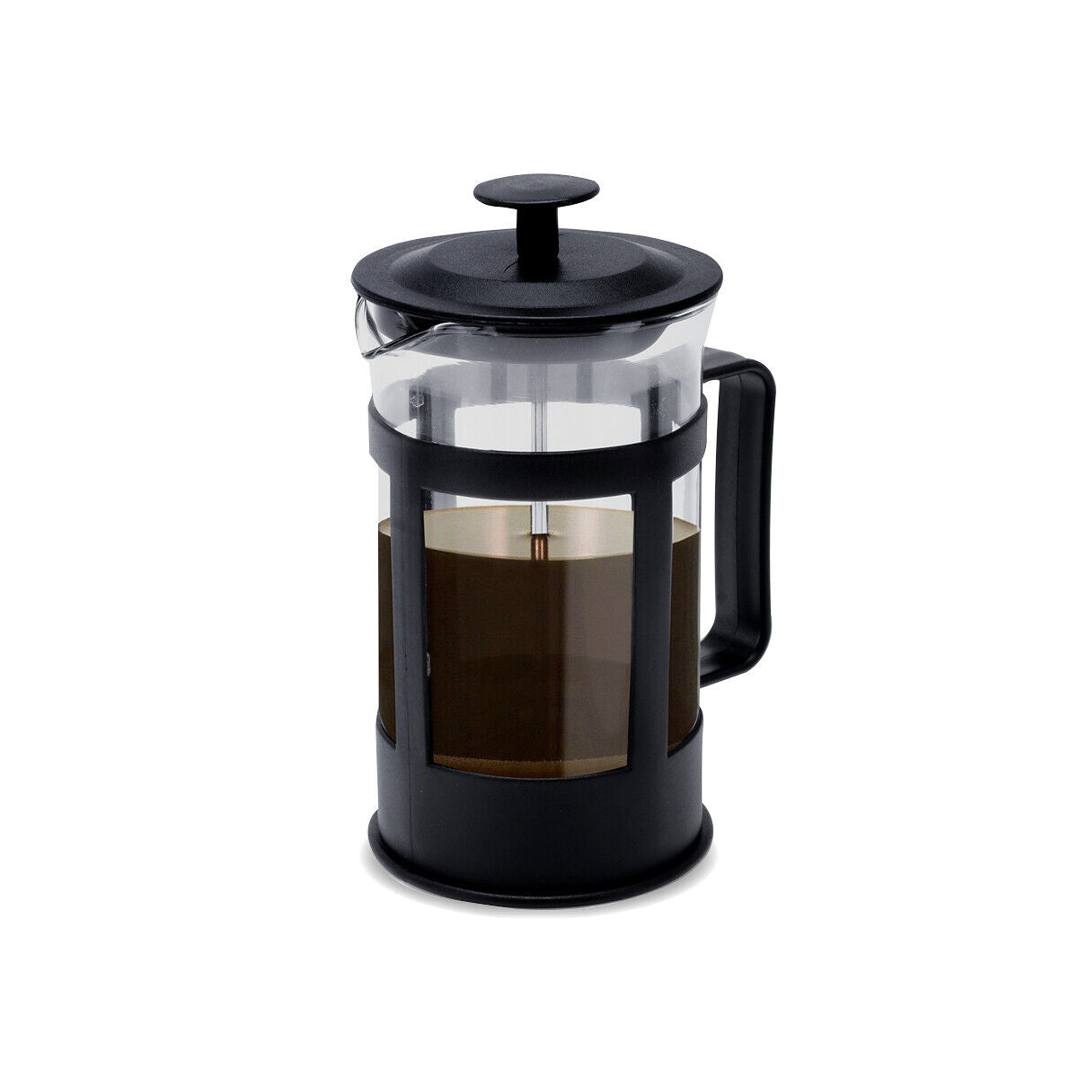 Home Master® 600ml Coffee Plunger Glass Body Heat Resistant 4 Cup Brew 15.5cm