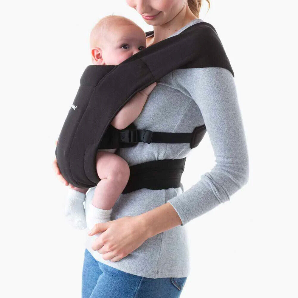 Ergobaby Embrace Cozy Newborn Baby Carrier - Pure Black