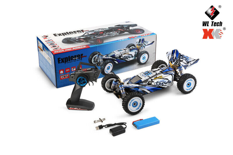 Wltoys 124017 1:12 2.4G 4Wd Rc Car Racing Buggy Off Road Brushless 70KPH