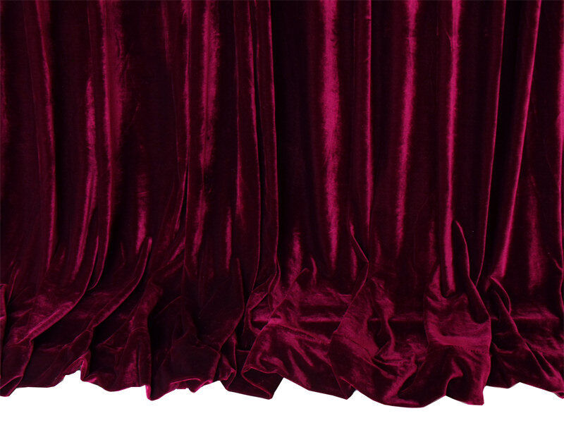 Large Thick Velvet Curtains 590x230cm with full liner 30 hooks Burgundy