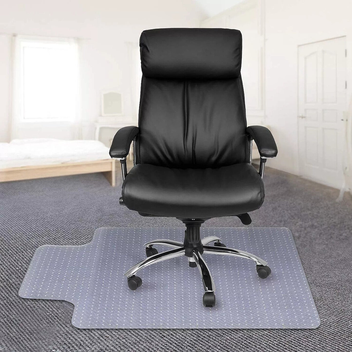 Gominimo Anti-Slip Floor Protection PVC Chair Mat with Stud