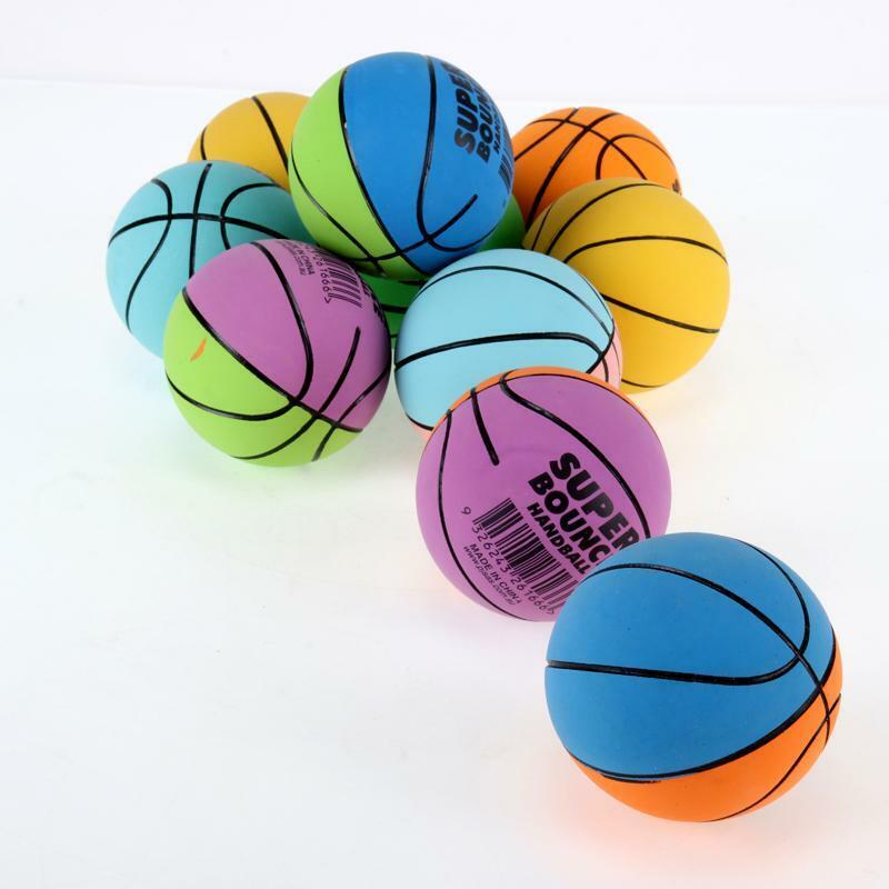 12Pcs Super Bounce Hand Balls 6cm Diameter Playtime Fun Indoor/Outdoor