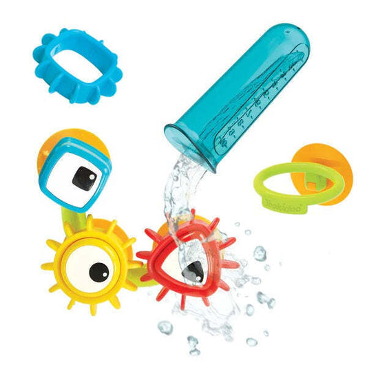 Yookidoo Spin N Sort Water Gear Baby Kids Bath Toy Different Gear Shape Colour