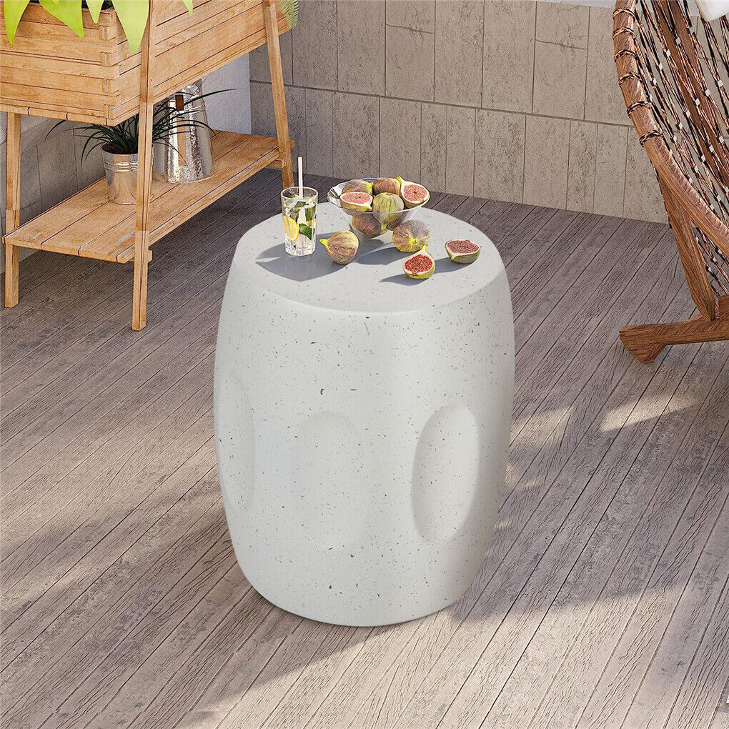 One-of-a-kind Lightweight Concrete Table Indoor Outdoor Leisure End Side Table