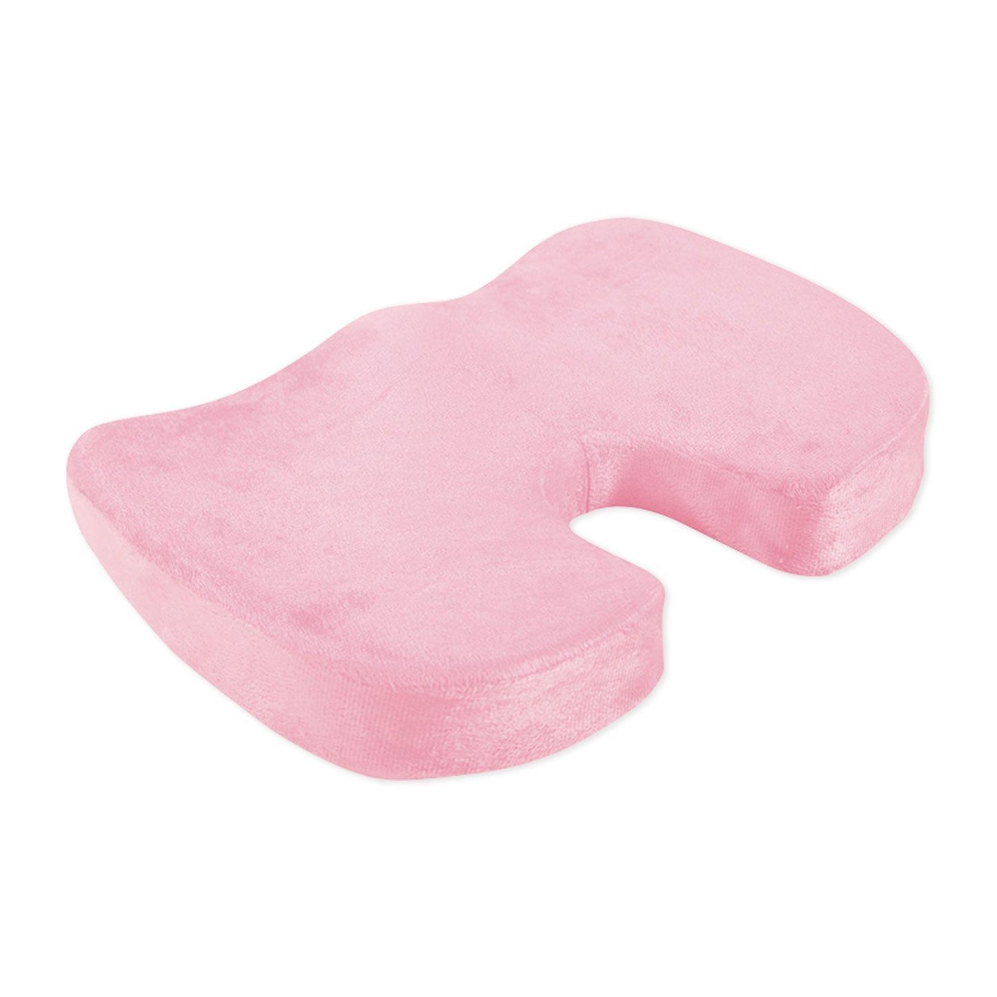 Soft Memory Foam Seat Coccyx Pain Relieving Chair Cushion Light Pink