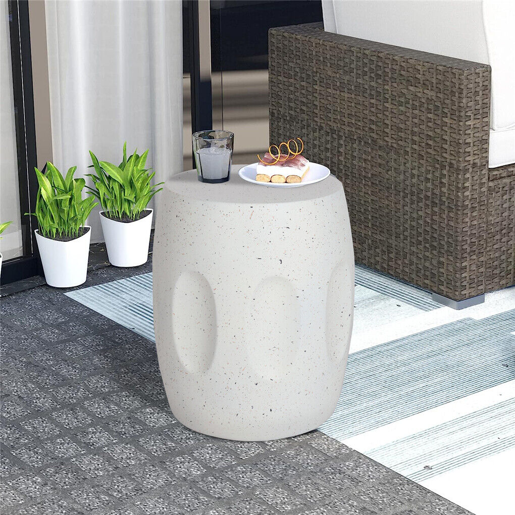 One-of-a-kind Lightweight Concrete Table Indoor Outdoor Leisure End Side Table