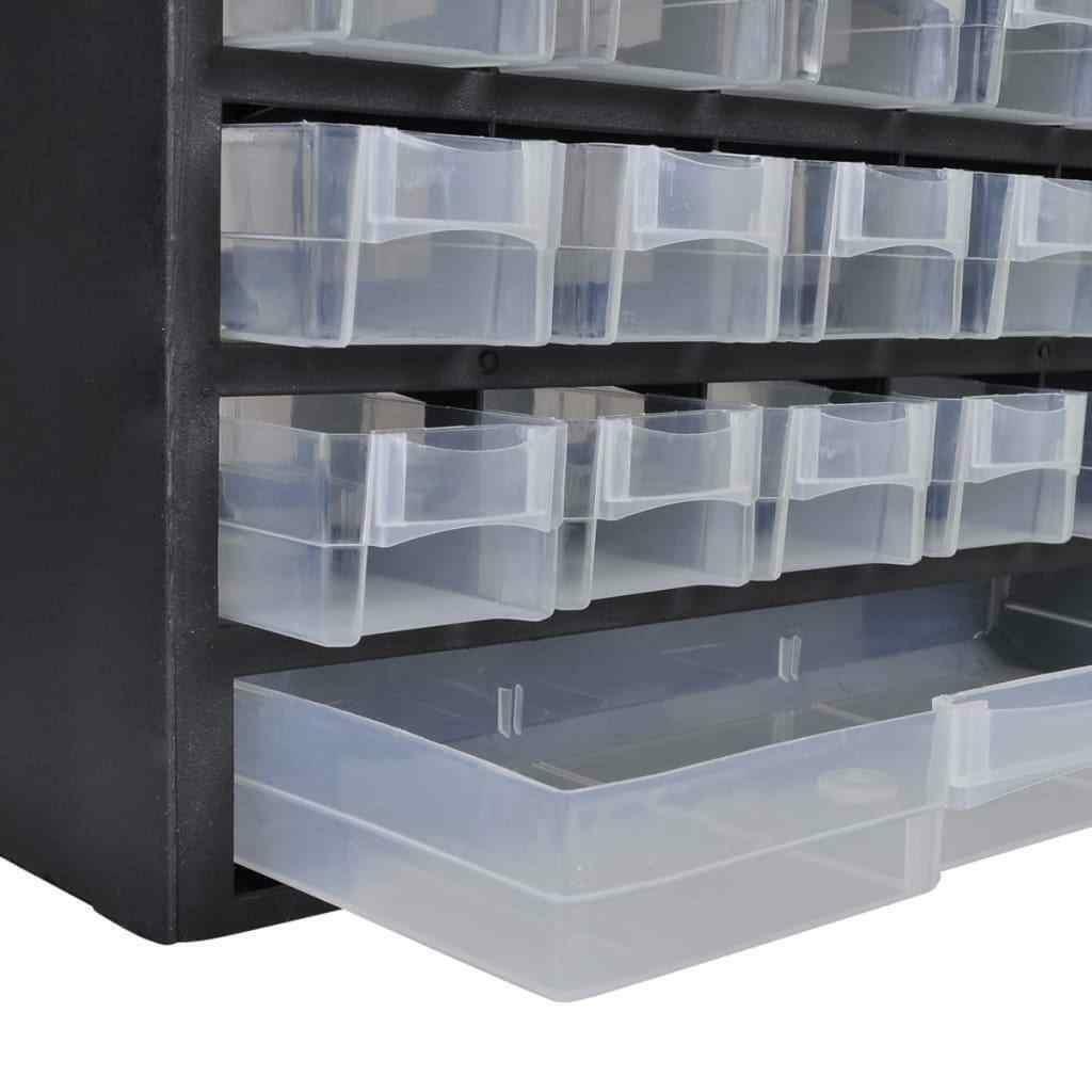 41 Drawer Plastic Storage Cabinet Work Tool Organiser Box Tubs Compartments