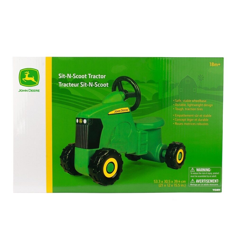 John Deere Sit N' Scoot Tractor Foot To Floor Kids Ride On 18m+