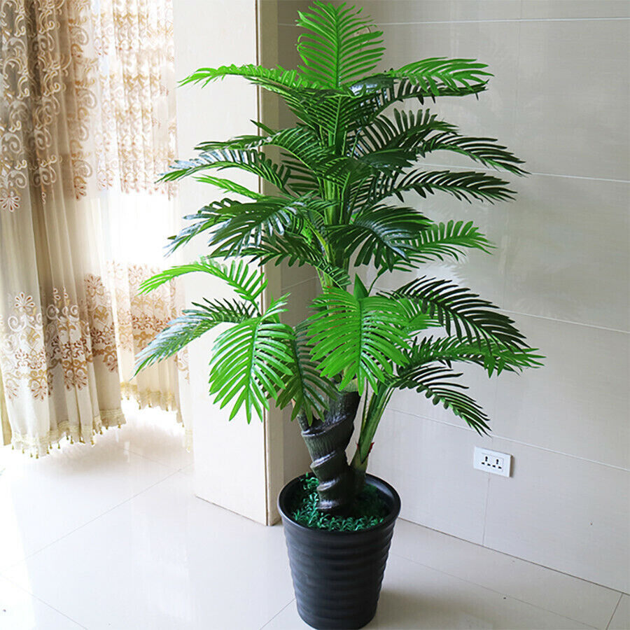 Large Artificial Plant Areca palm Tree  150cm High, Faux Plant Fake Real Touch