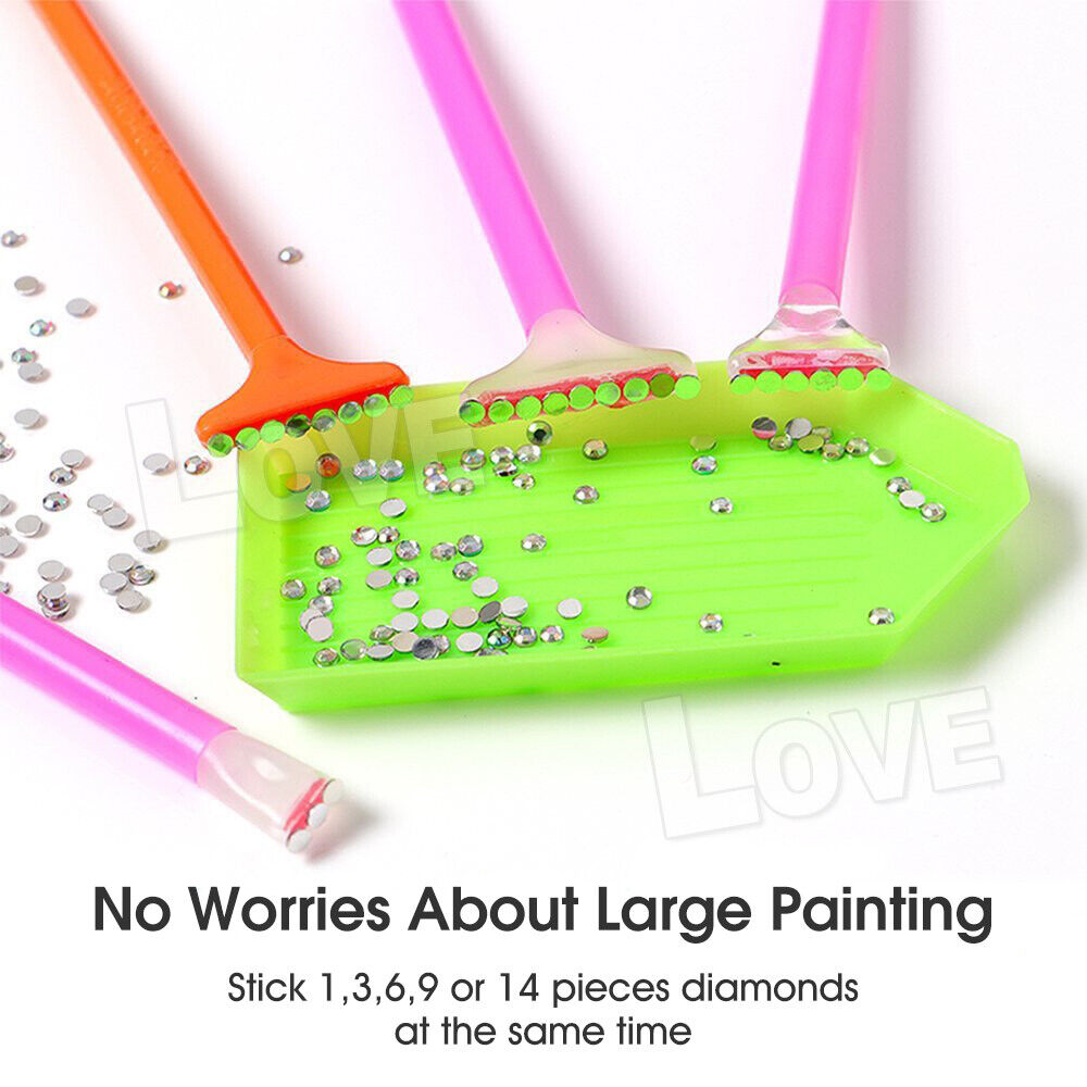 22Pcs 5D Diamond Painting Tools Box Diamond Accessories Diy Art Craft Pen Set