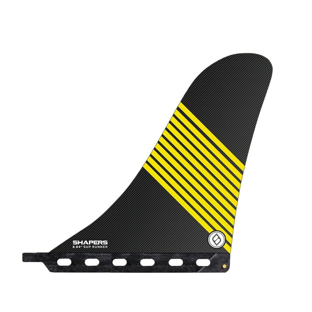 Shapers Fins - 8.64" SUP Runner - Carbon - Stand Up Paddleboard - Surf