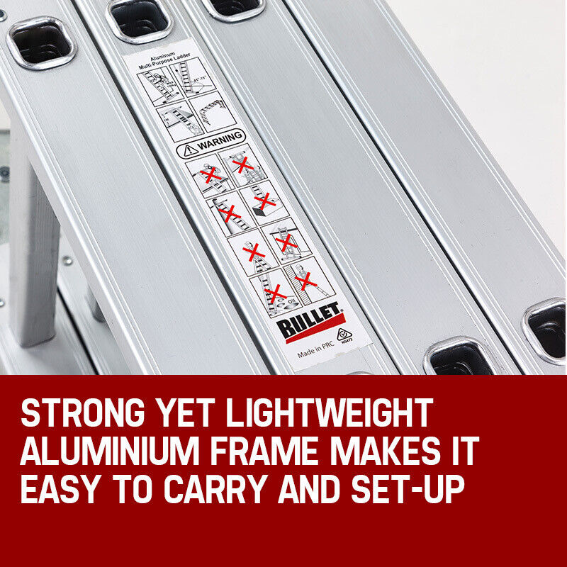 4.7m Bullet Multi-Purpose Ladder Aluminium Extension Folding