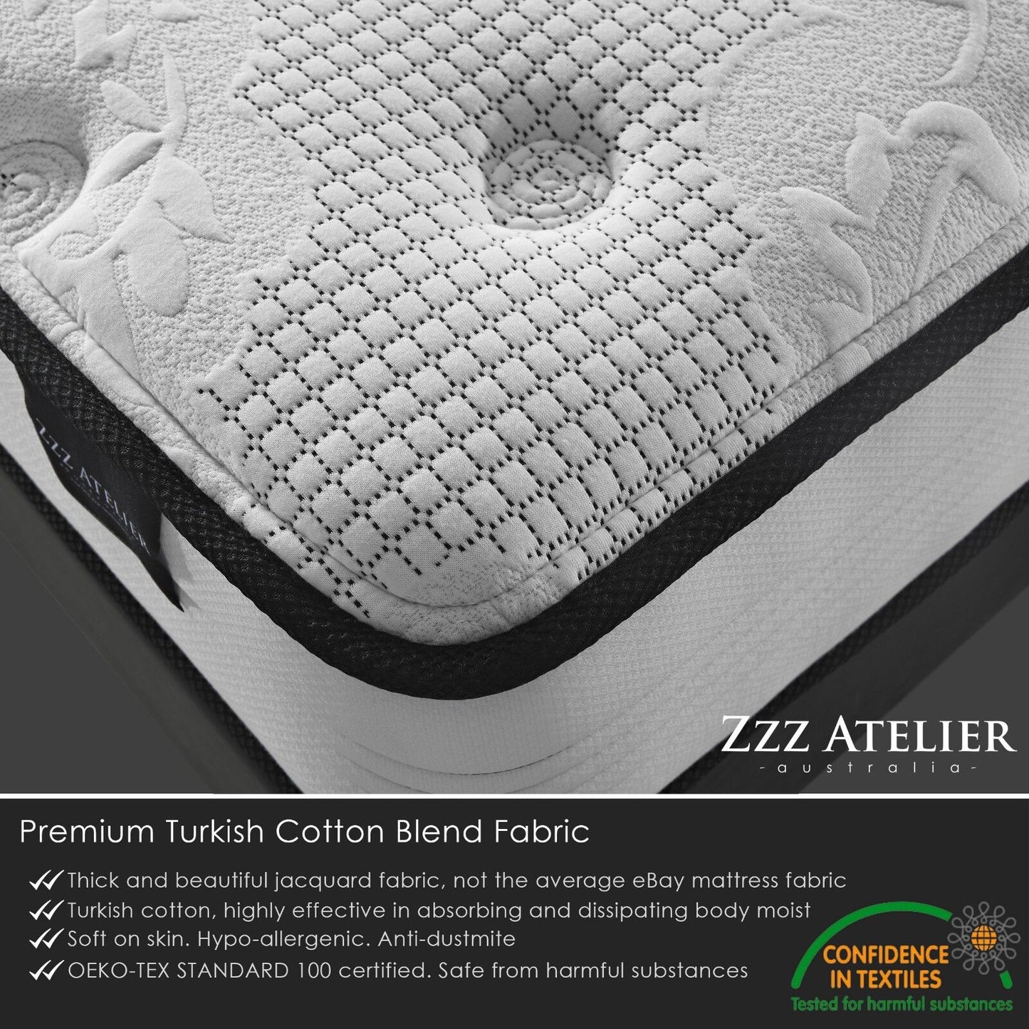 KING Mattress - Super Firm Mattress w/ Extra Firm Pocket Spring + Ultra HD Foam