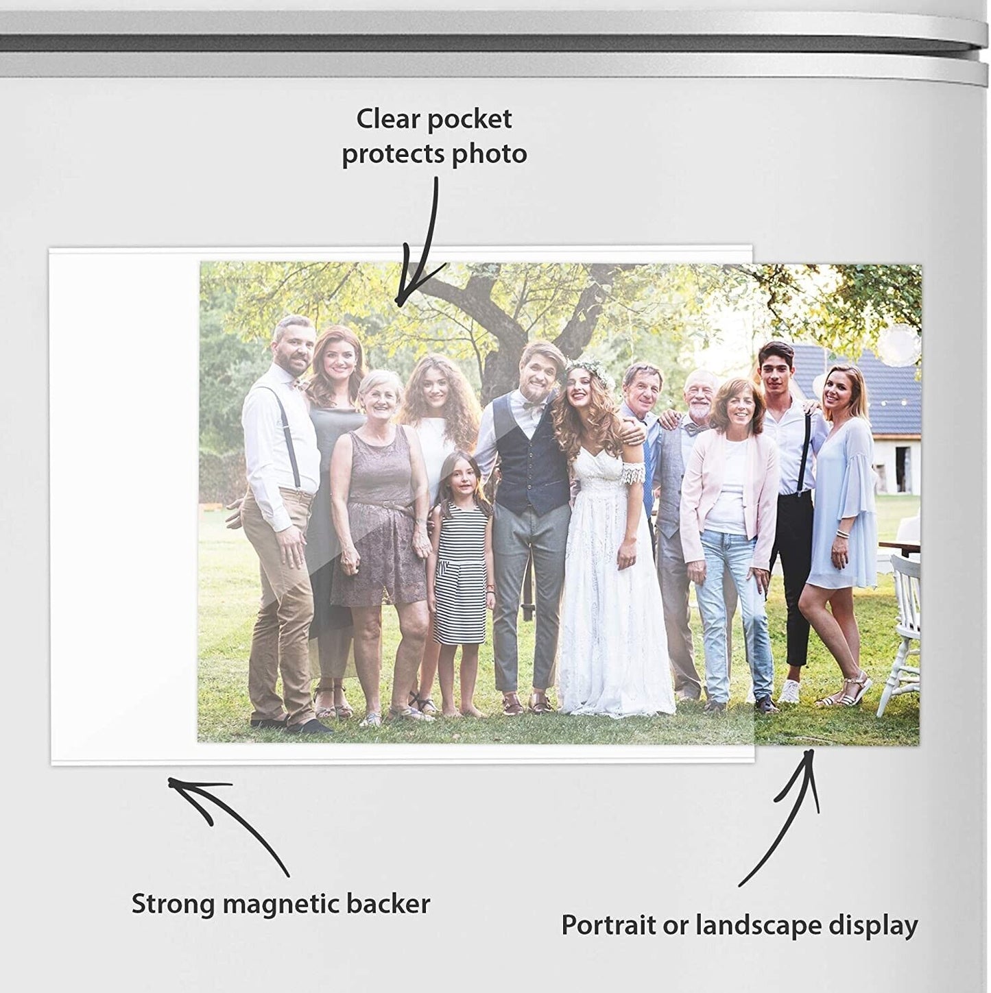 Shot2go A4 Magnetic Photo Fridge Frame Pocket