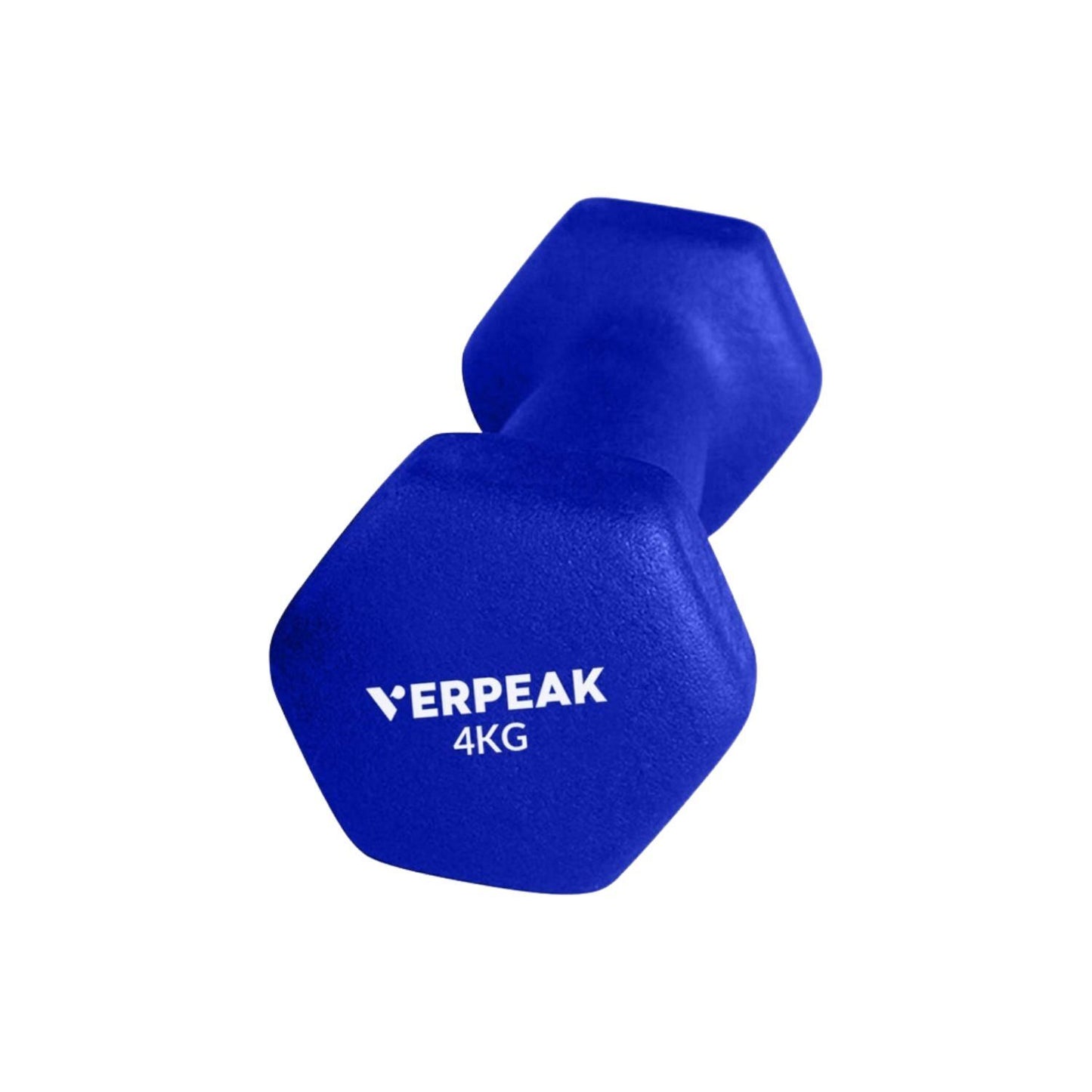 Neoprene Dumbbell with Anti-Slip Grip Design 4kg x 2 Blue