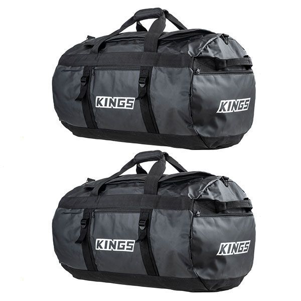 2x Adventure Kings 80L Extra Large PVC Duffle Bag Water resistant Tarpaulin 4WD