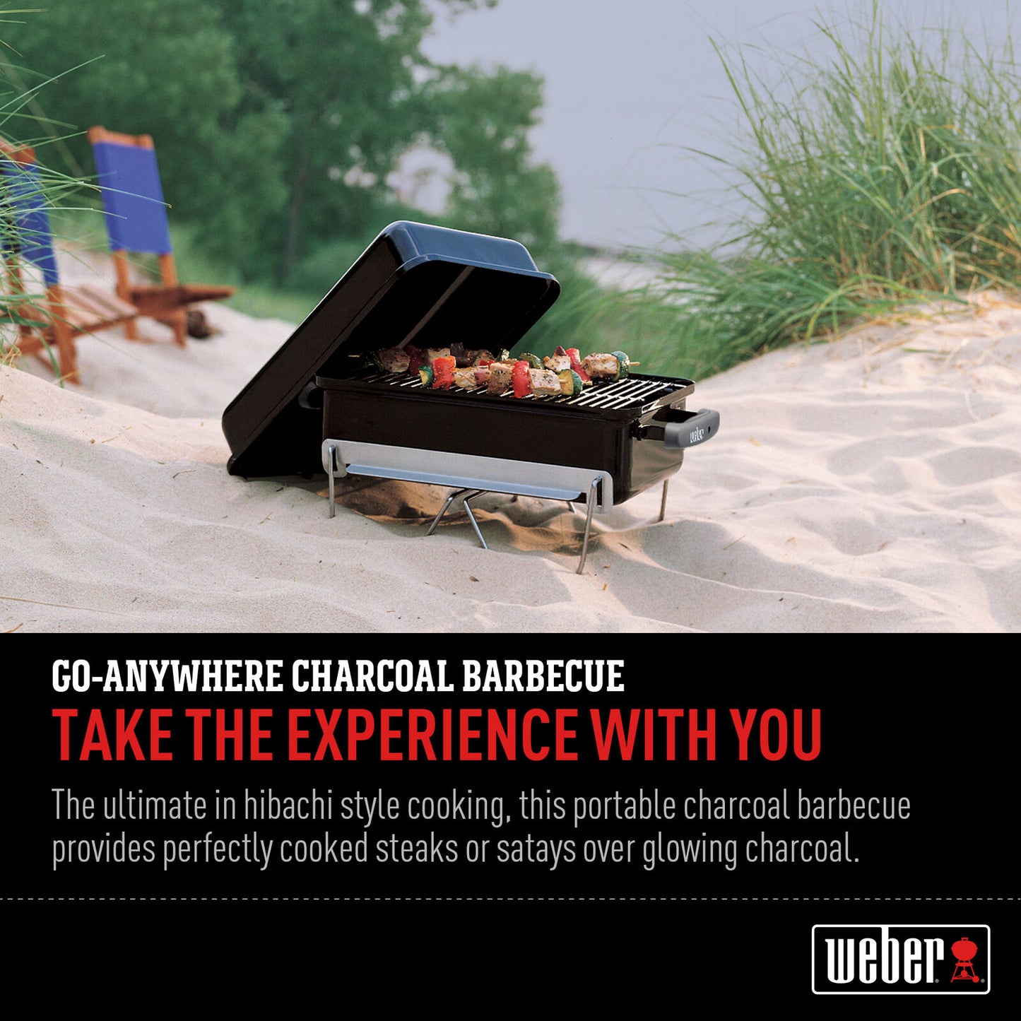 Weber Go-Anywhere Charcoal Black BBQ