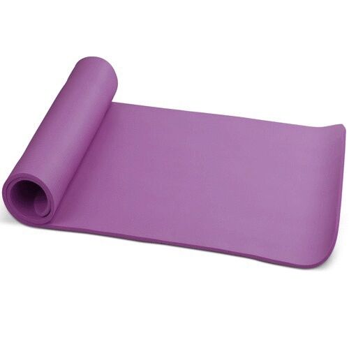 10mm Extra Thick NBR Yoga Mat Gym Pilates Fitness Exercise Balance Board Purple