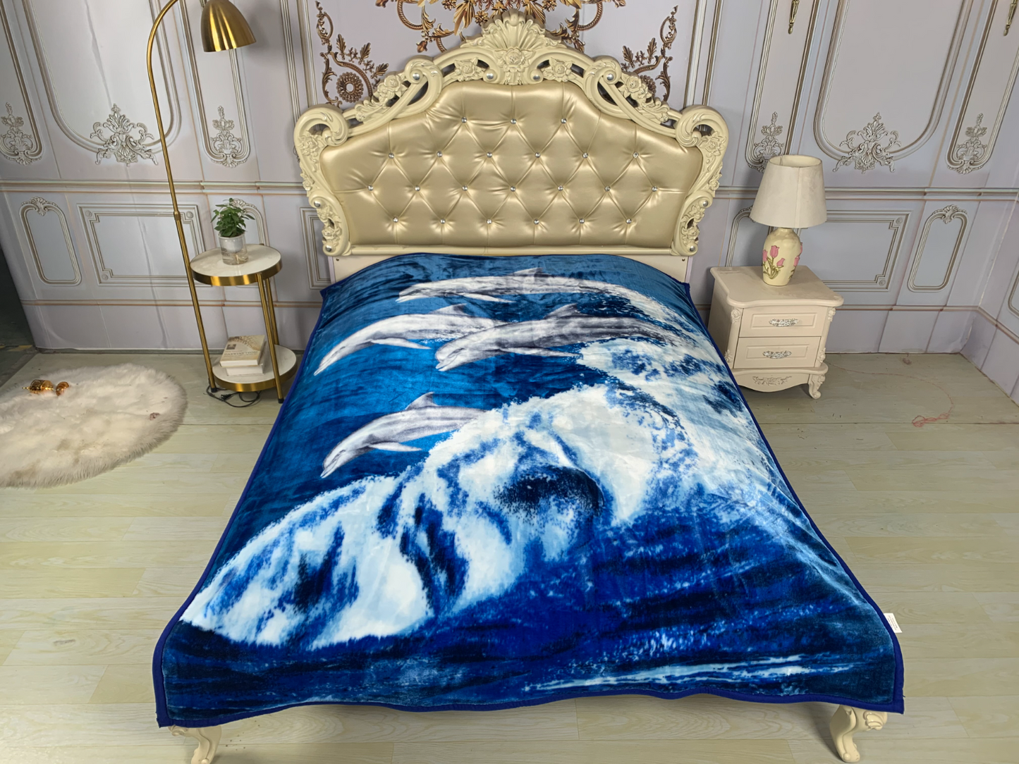 160cm*220cm King Single Mink Blanket Two Ply Two Layers Winter Throw 3.5KG