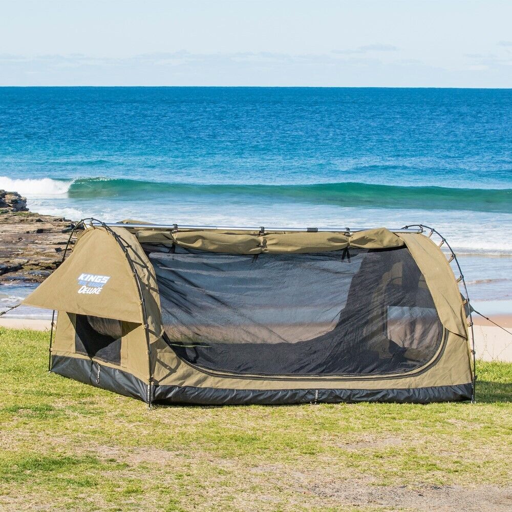 Big Daddy Deluxe Double Swag Tent  70mm Mattress+ Canvas Bag