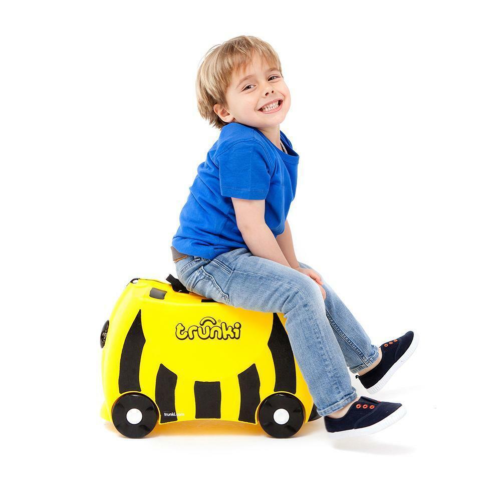 Trunki Ride on Kids Suitcase Luggage Toy Box Bernard Bee