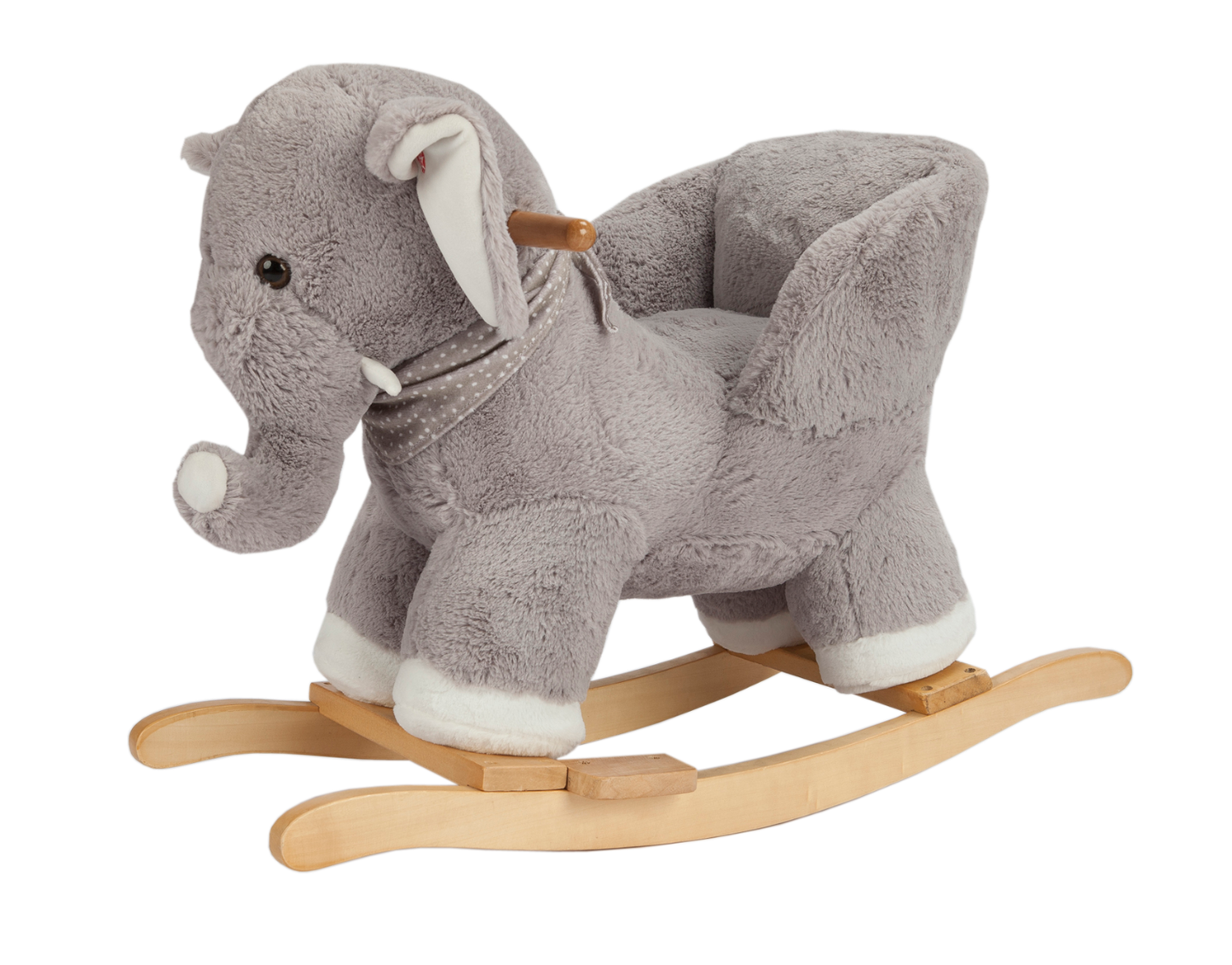 Jiggle & Giggle Baby Rocker Plush Stuffed Elephant with Chair